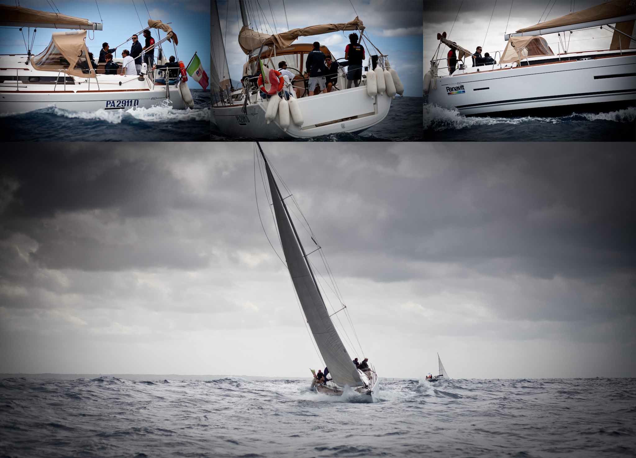 foto regata colori barca a vela Allianz. Tonnara di Bonagia. 17 - 19 settembre 2013